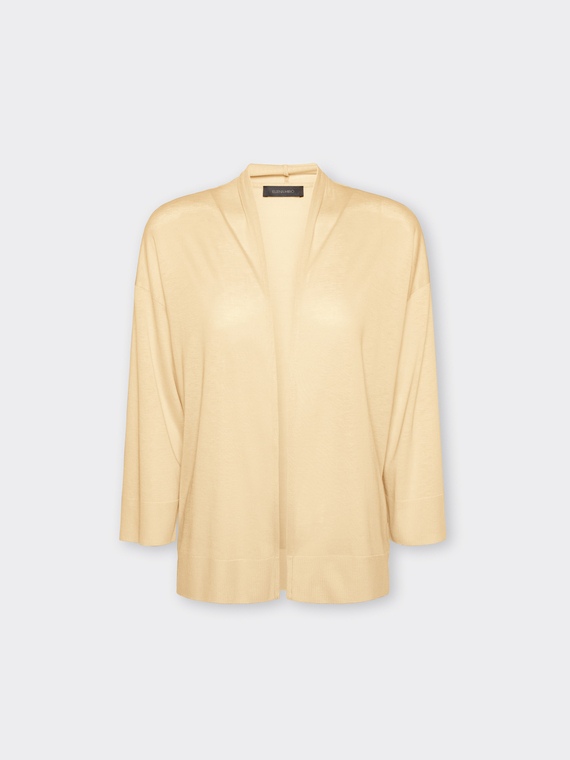 Relaxed fit open-front t-shirt