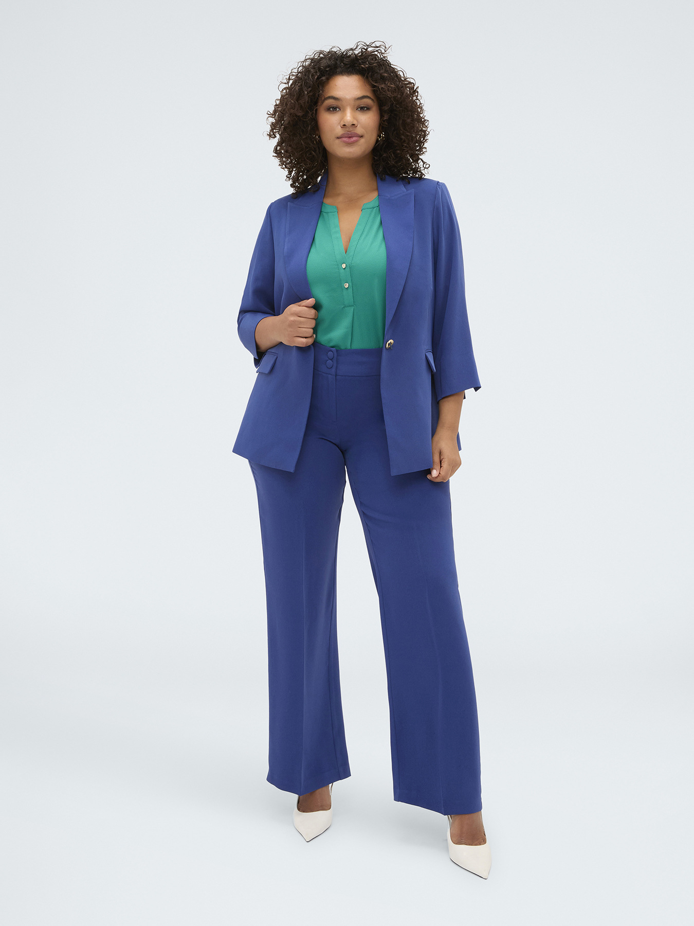 T-shirt in misto lyocell con bottoncini image number 4