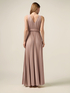 Long dress with embroidered bodice image number 1