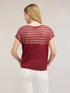 Striped linen blend sweater image number 2