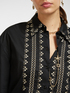 Shirt with ethnic embroidery image number 3