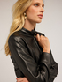 Jacket in coated fabric with shaping cuts image number 2