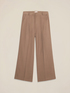 Palazzo pants in viscose blend fabric image number 4