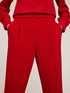 Pantalon coupe normale en tissu crêpe image number 3