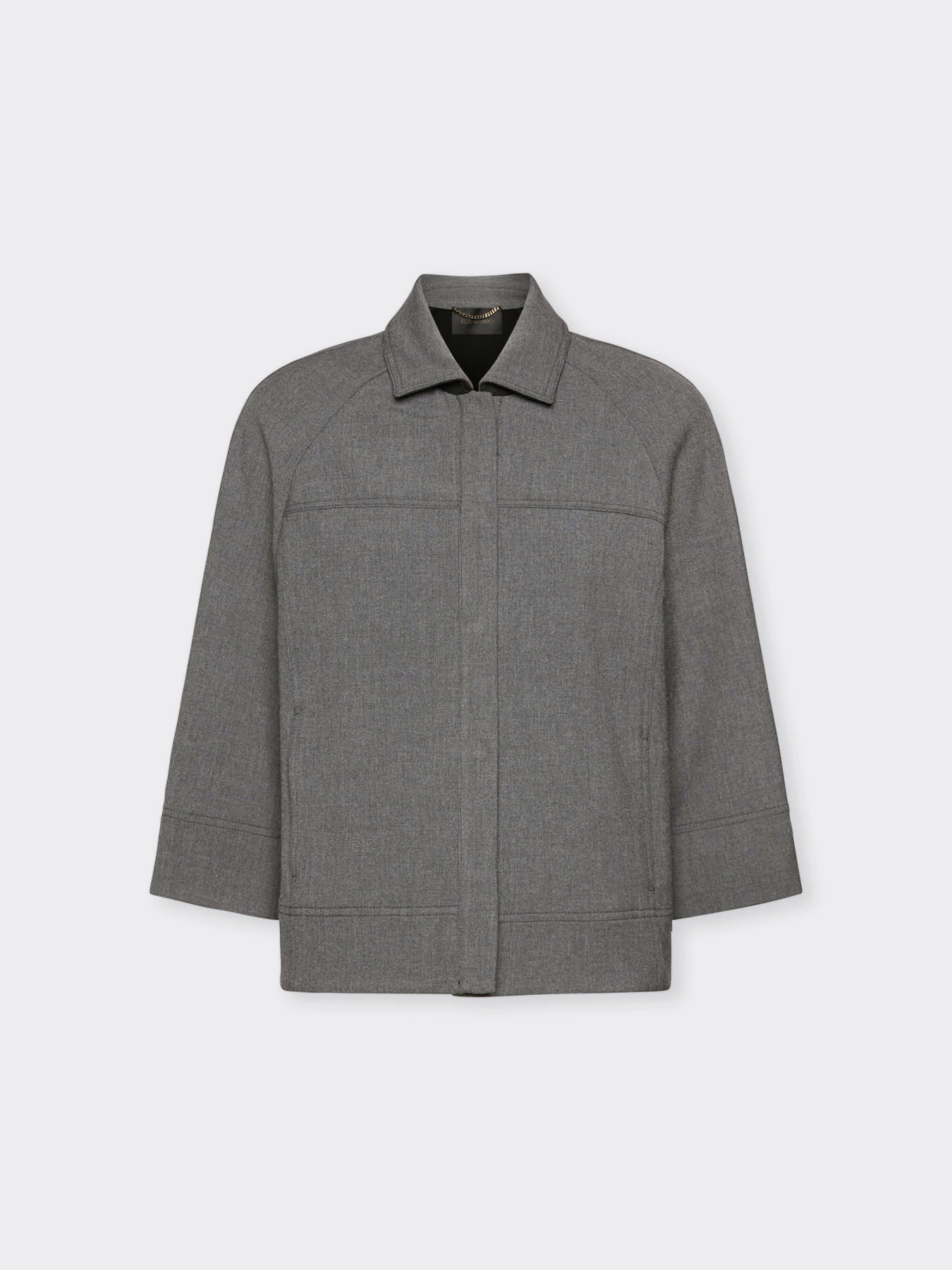 Boxy A-line jacket image number 4