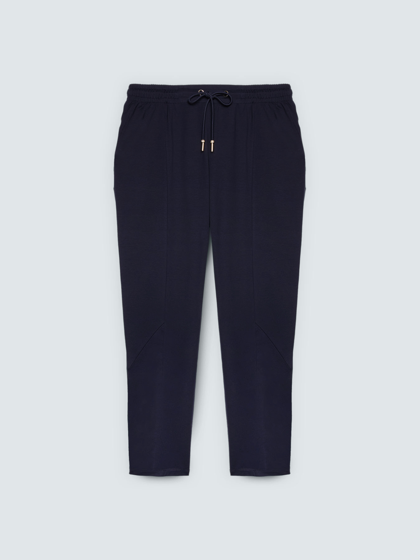Jogger pants in fleece with drawstring image number 4
