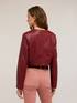 Cropped-Jacke aus beschichtetem Stoff image number 1