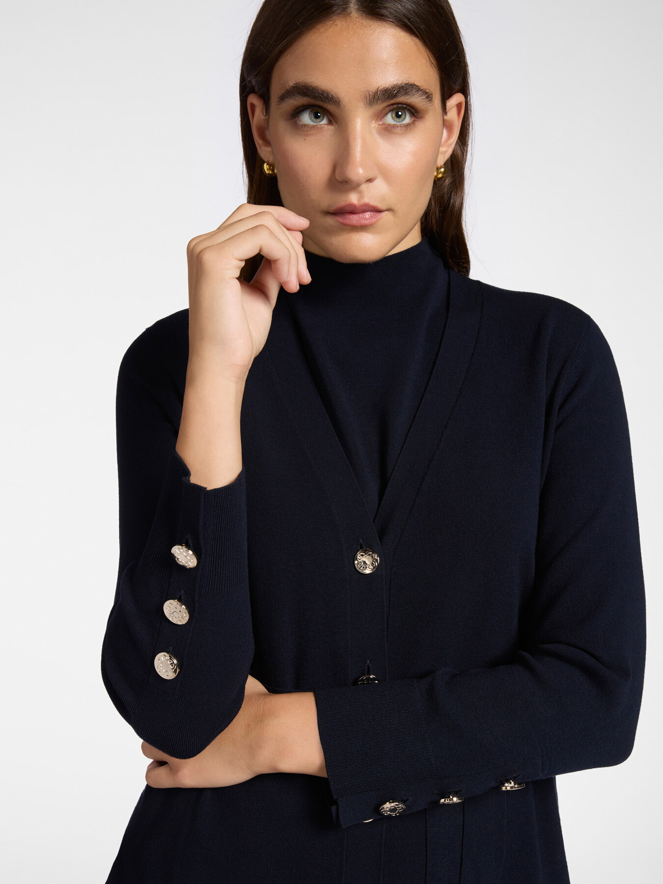 Cardigan long avec ceinture image number 3