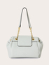 Bolso de hombro con cadena dorada image number 1