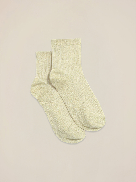 Chaussettes courtes en lurex