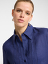 Linen dress with buttons image number 3