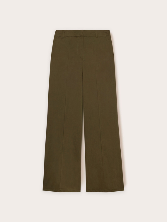 Cotton palazzo trousers