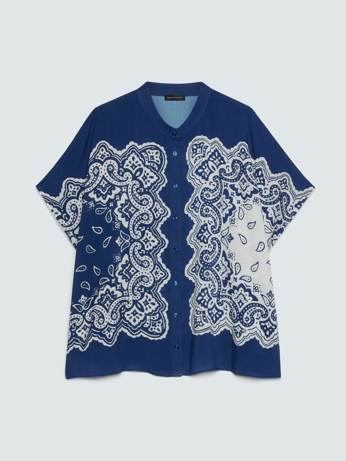 Bluse mit Bandana-Print aus Viskose image number 5