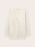 Cardigan aus Wollmischgewebe, mit all-over Pailetten-Besatz image number 4
