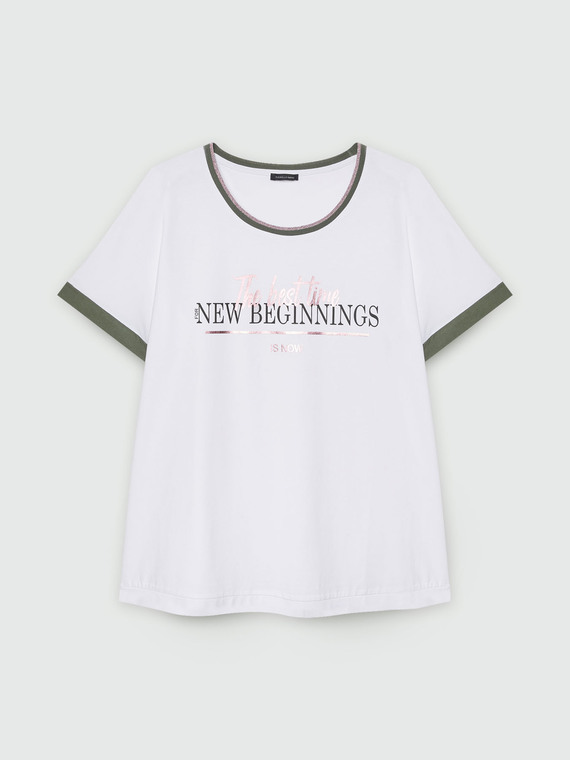 T-Shirt mit Schriftzug