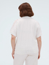 Blusa in sangallo con nodo image number 1