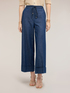 Cropped Palazzo-Jeans mit Kordelzug image number 0