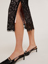 Gonna longuette in pizzo macramé image number 2
