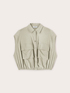 Cropped shirt with pockets image number 5