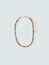 Long necklace with multicolored beads image number 1