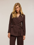 Double-breasted jacket with belt image number 2