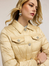 Short lightweight down jacket with jewel buttons image number 3