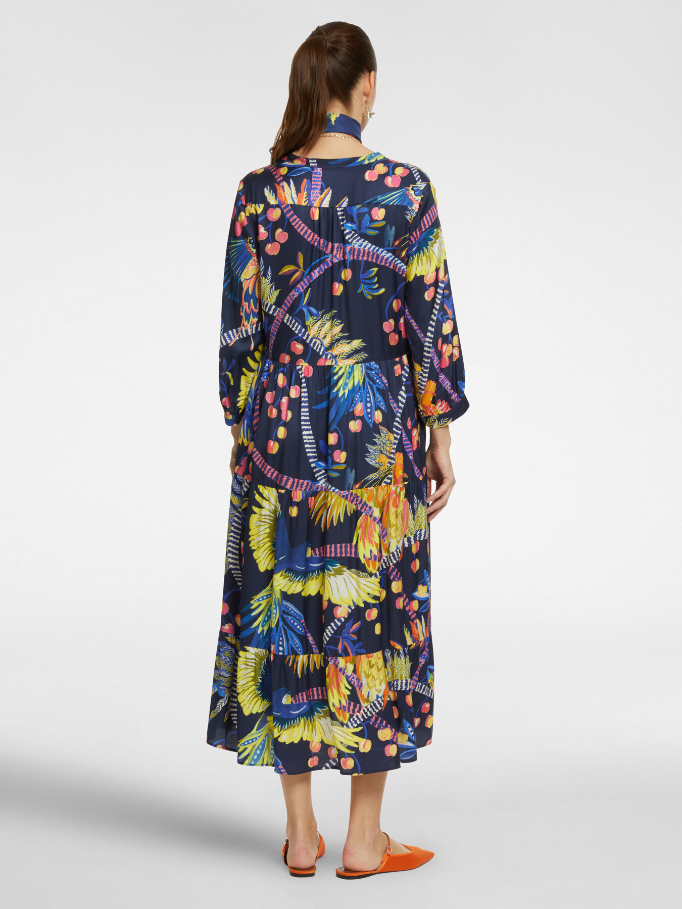 Kleid mit Tropen-Druck image number 1
