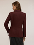 Blazer de un solo pecho de viscosa mixta image number 1