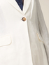 Single-breasted linen blazer image number 2