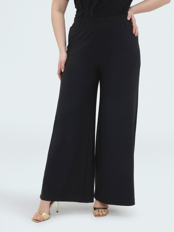 Pantalones Wide Leg de punto