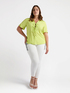LENZING™ ECOVERO™ viscose blouse with strings image number 2