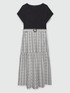Vestito in due tessuti image number 4