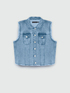 Weste aus Denim image number 4