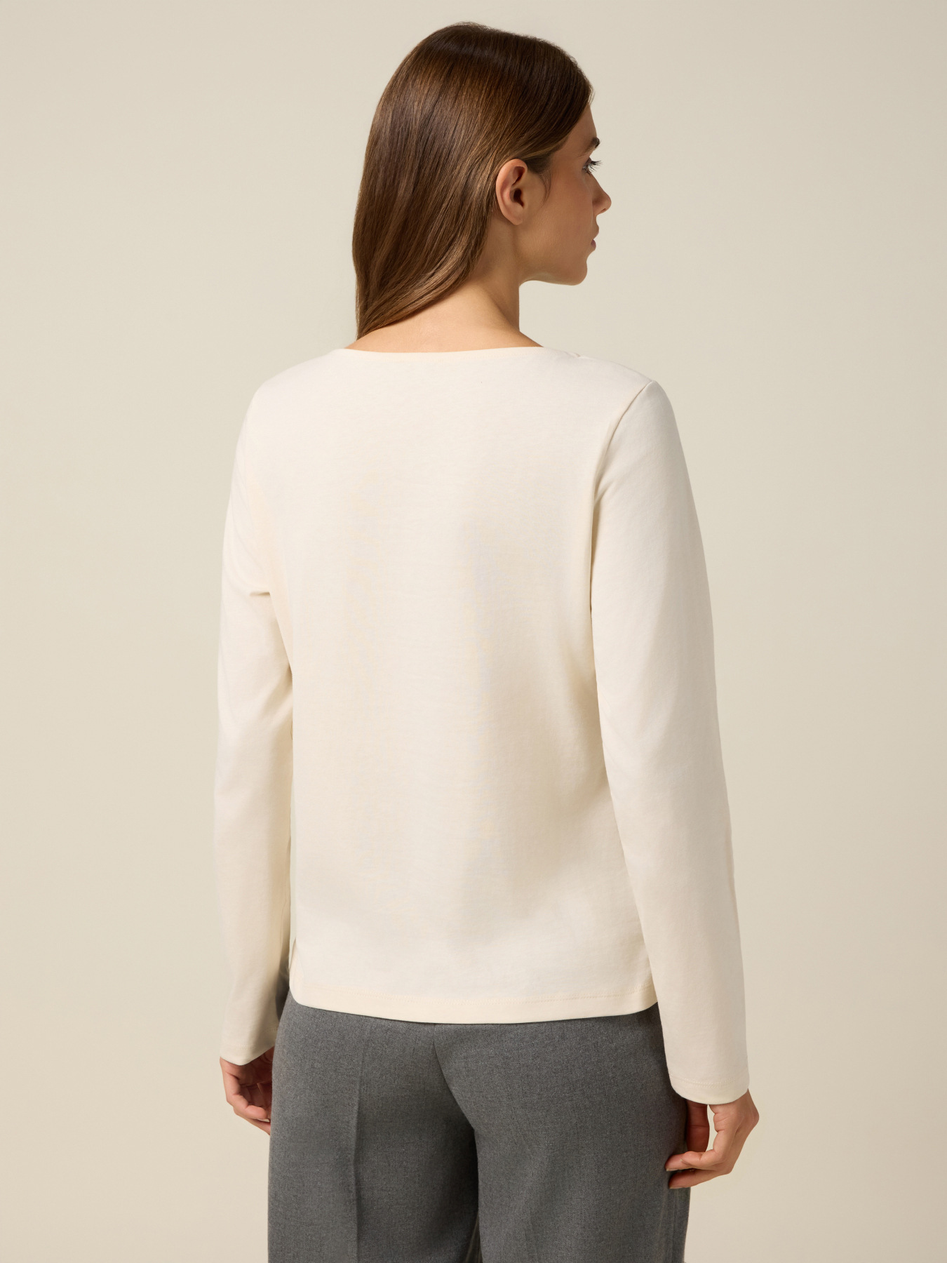 T-shirt with print and appliqués image number 1