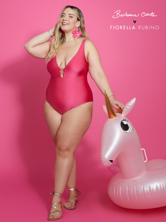 Reversible one-piece swimsuit