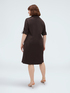 Power Hemdblusenkleid aus Viskose-Satin image number 1