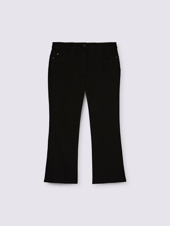 Kick-Flare-Jeans in dunkler Waschung
