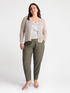 Cardigan mit Lochmuster aus Lurexgarn image number 2