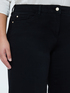 Wide Leg Jeans total black wash image number 3