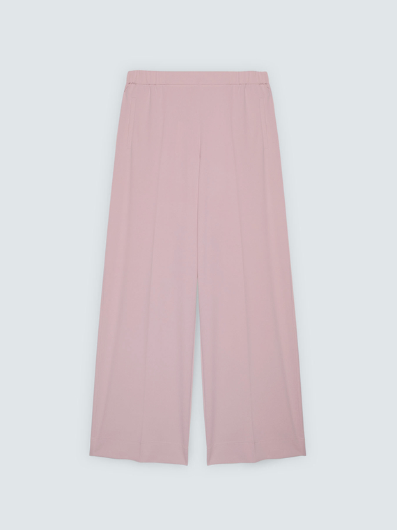 Pantaloni Wide Leg in tessuto stretch