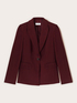 Single-breasted blazer with patch pockets image number 4