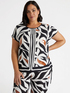 Blusa dalla stampa foliage image number 0