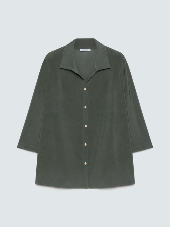 Chemise en jersey avec col
