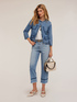 Veste sans col en denim image number 0