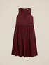 Midi flare dress in poplin image number 3