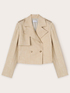 Veste courte à double boutonnage en polyviscose image number 4
