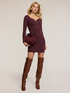 Knit tube dress with sweetheart neckline image number 3