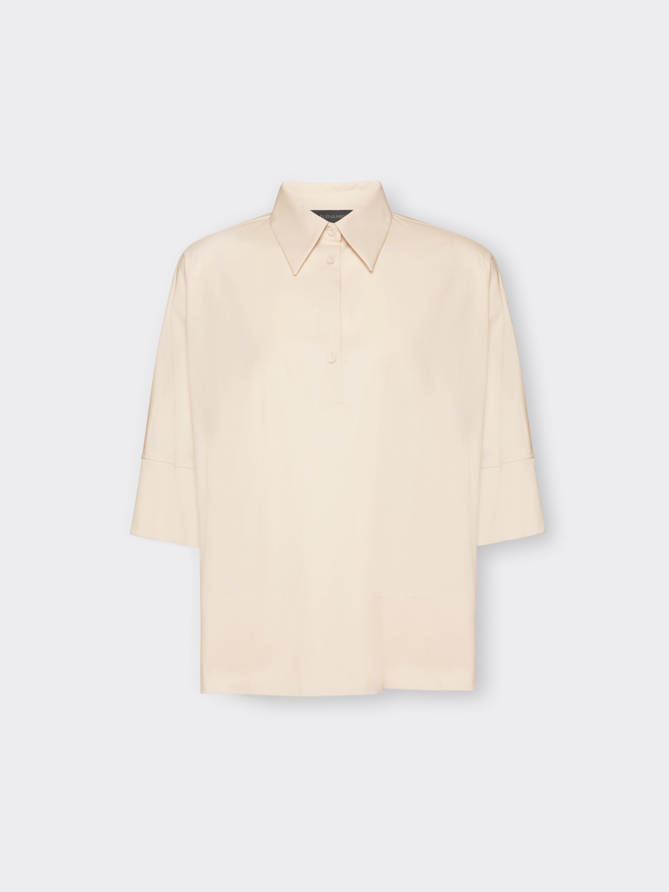 Boxy blouse with three-quarter sleeves image number 4