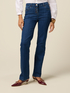 Blugi regular din denim cu nasturi image number 3