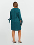 Robe imprimée avec nœuds image number 1